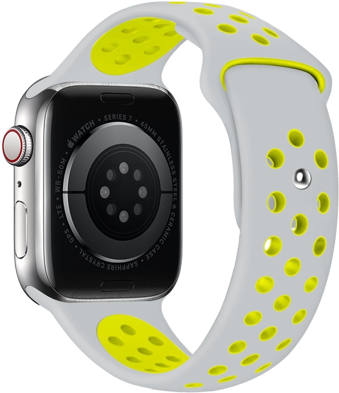 Eternico Sporty Apple Watch 38mm / 40mm / 41mm - Mustard Yellow and White