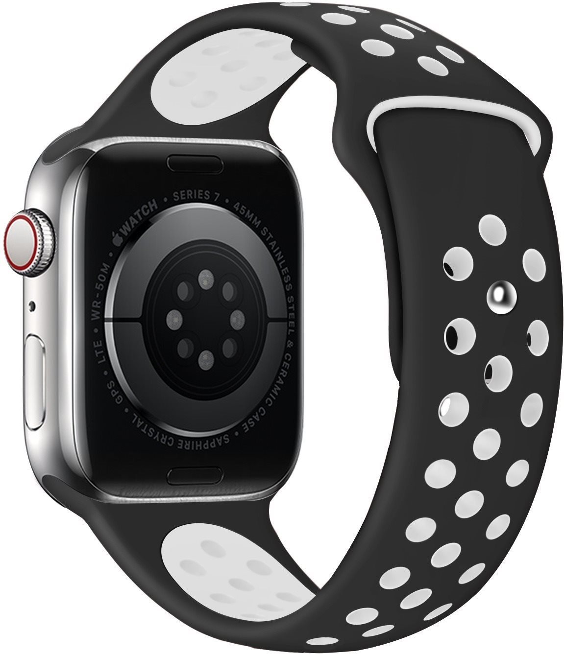 Eternico Sporty Apple Watch 38mm / 40mm / 41mm - Pure White and Black