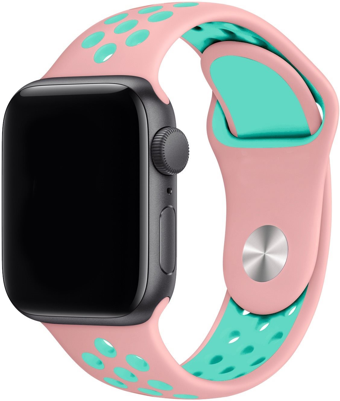Eternico Sporty Apple Watch 38mm / 40mm / 41mm - Mint Turquise and Pink