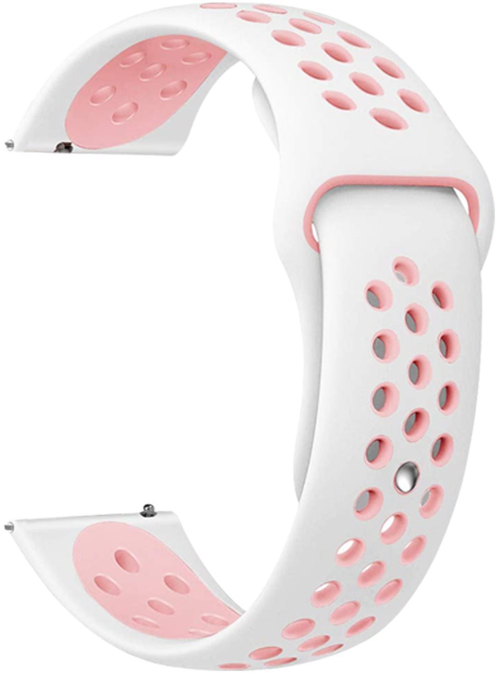 Eternico Sporty Universal Quick Release 20mm - Pure Pink and White
