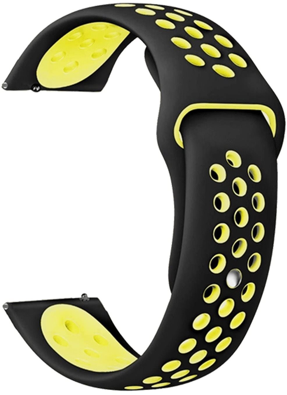 Eternico Sporty Universal Quick Release 20mm - Vibrant Yellow and Black