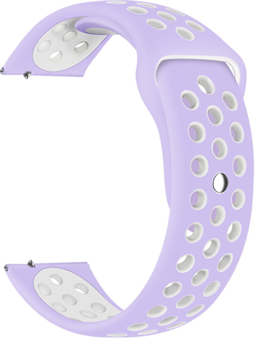 Eternico Sporty Universal Quick Release 20mm - Pure White and Purple