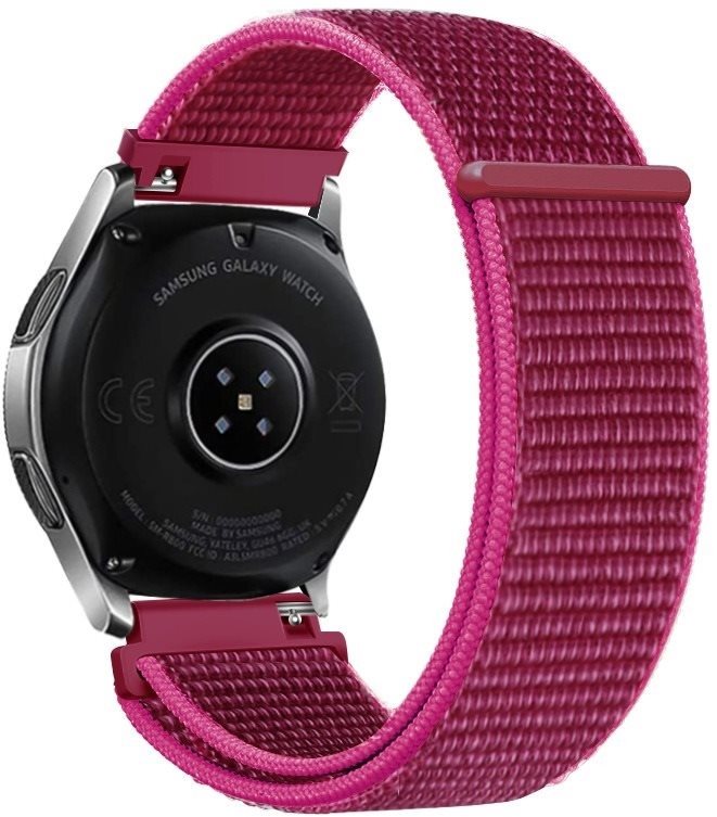 Eternico Airy Universal Quick Release 22 mm - Beet Red and Pink edge