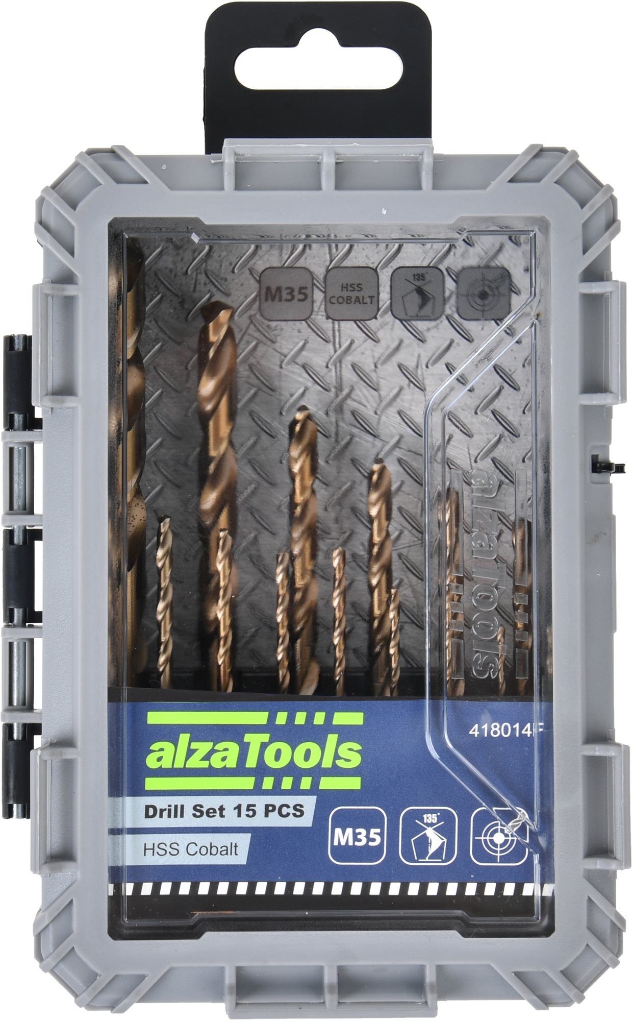 AlzaTools Cobalt Drill Bits Set 15PCS