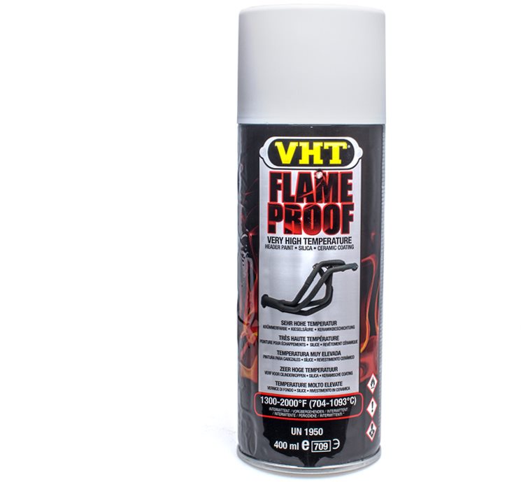 VHT Flameproof, hőálló festék, fehér matt, 1093 °C-ig