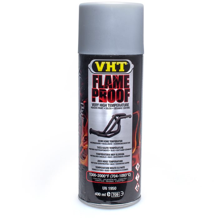 VHT Flameproof hőálló festék, ezüst matt, 1093 °C-ig