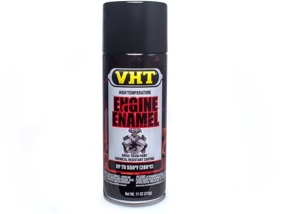 VHT Engine Enamel motorfesték fényes fekete, 288 °C-ig