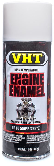 VHT Engine Enamel motorfesték fényes fehér, akár 288°C-ig