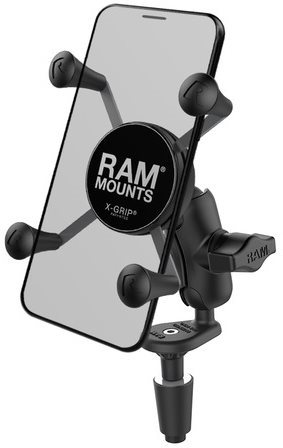 Telefontartó RAM Mounts X-Grip tartóegység a motorkerékpár kormányára való rögzítéshez