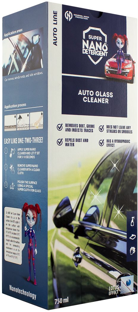 Autóápolási szett NANO GNP Glass & Mirrors Cleaner