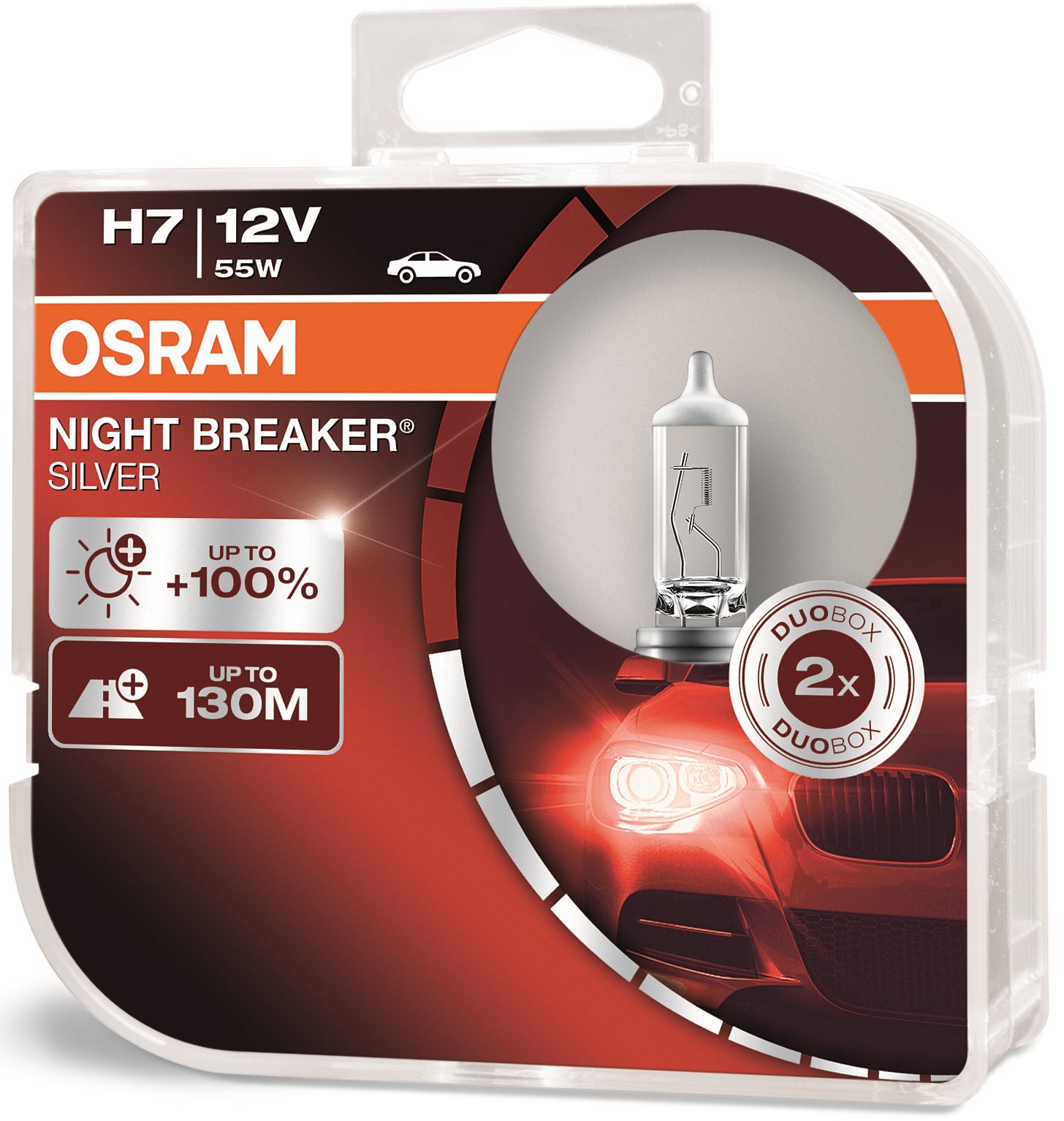 OSRAM H7 Night Breaker SILVER +100%, 2 db