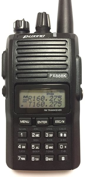 Rádióállomás Puxing rádió PX-888K kétsávos rádió