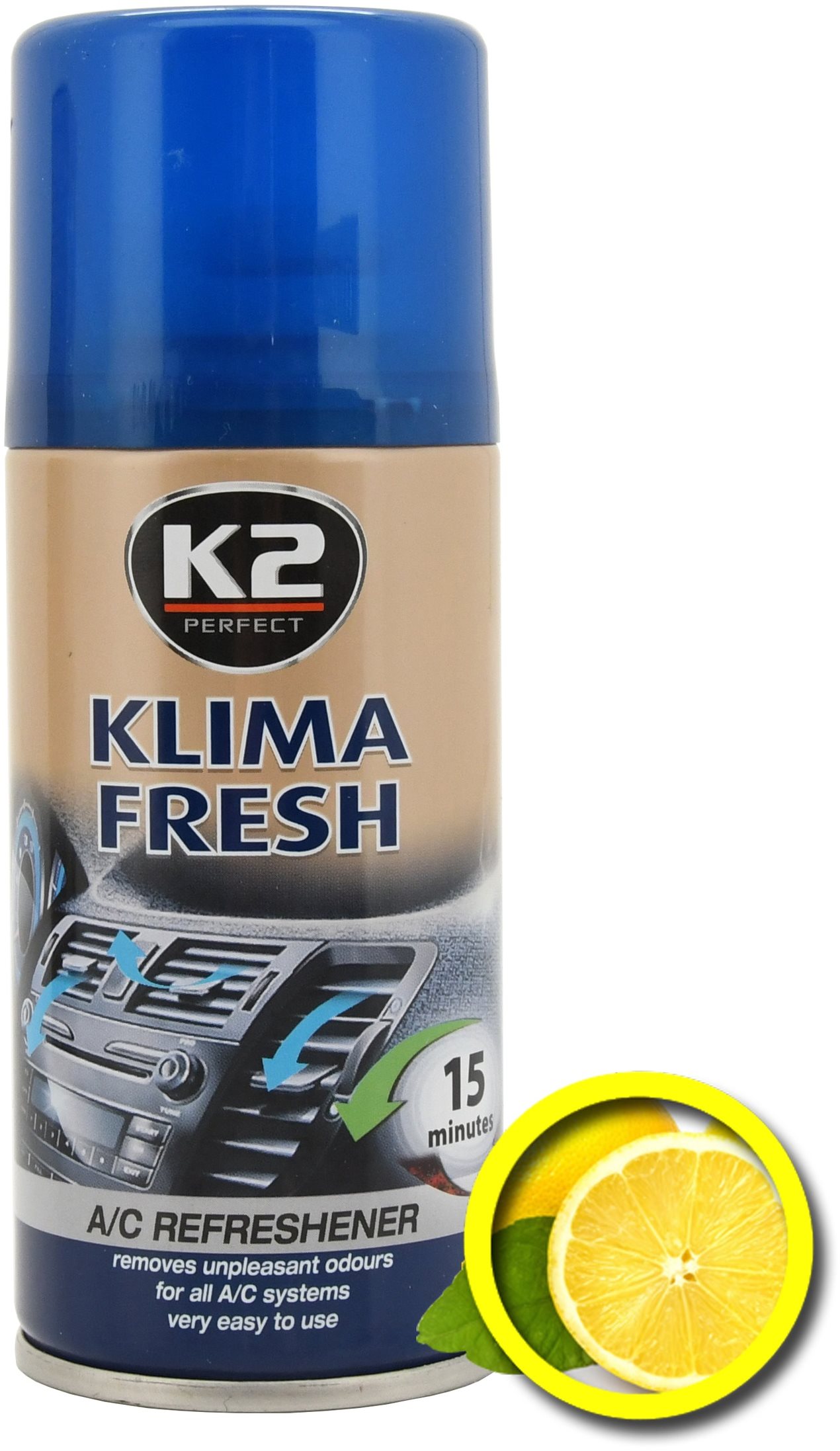 K2 KLIMA FRESH LEMON (150 ml)