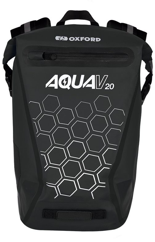 OXFORD Vodotěsný batoh AQUA V20 (černá, objem 20 L)