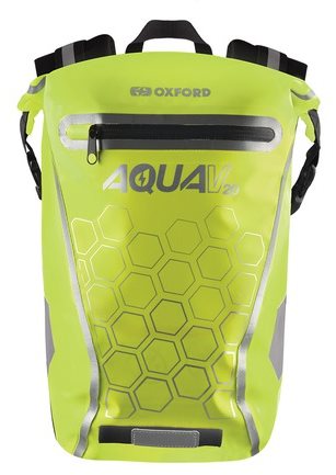 OXFORD Vodotěsný batoh AQUA V20 (žlutá fluo, objem 20 L)