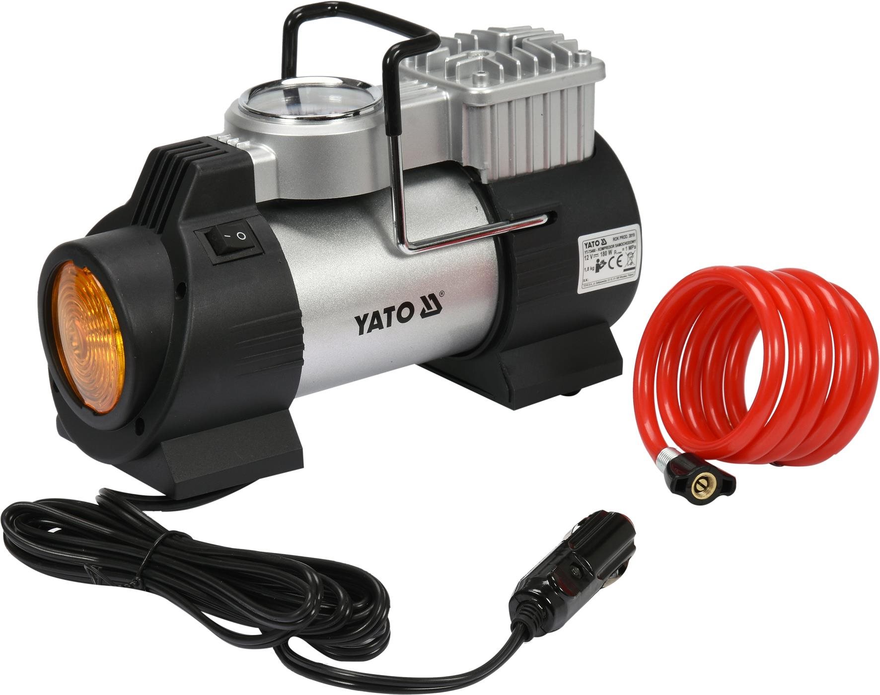 YATO kompresszor LED lámpával 180W