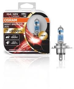 OSRAM H4 NIGHT BREAKER 200, +200%, DUO BOX