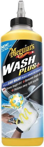 Meguiar's Car Wash Plus+ - forradalmi, magas koncentrációjú sampon az ellenálló szennyeződésekre, 709 ml