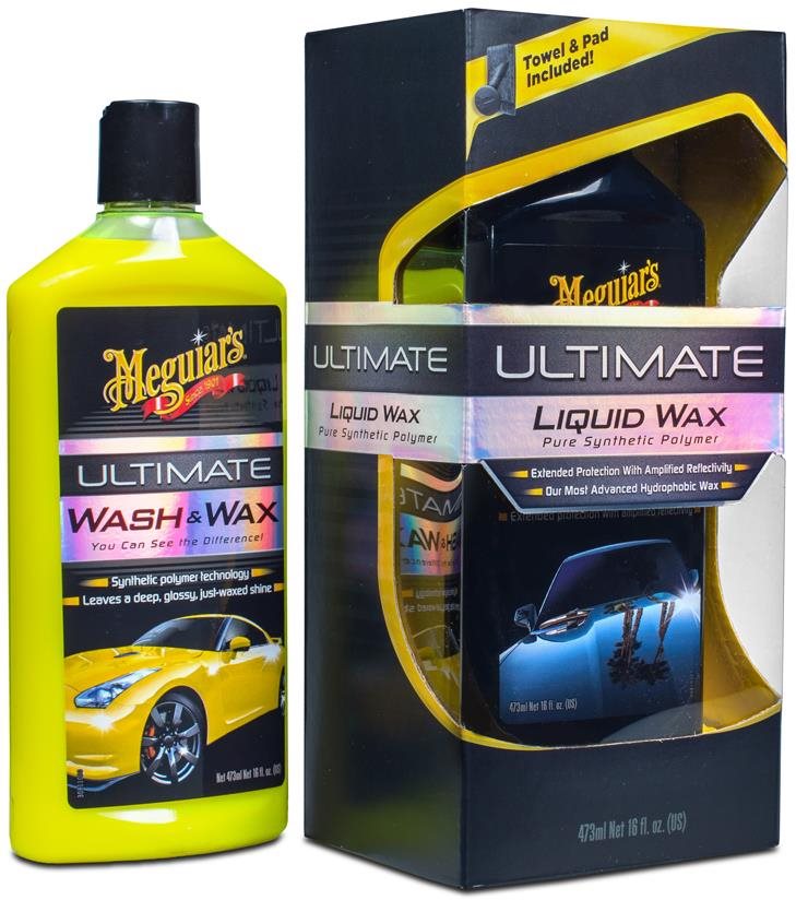 Meguiar's Ultimate Wash & Wax Kit - základní sada autokosmetiky pro mytí a ochranu laku