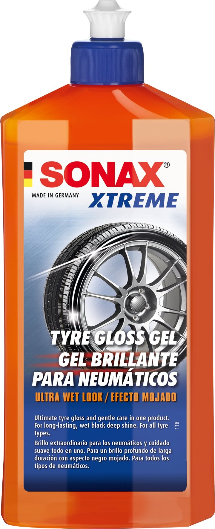 SONAX XTREME Fényező gumiabroncs tisztító gél - 500 ml