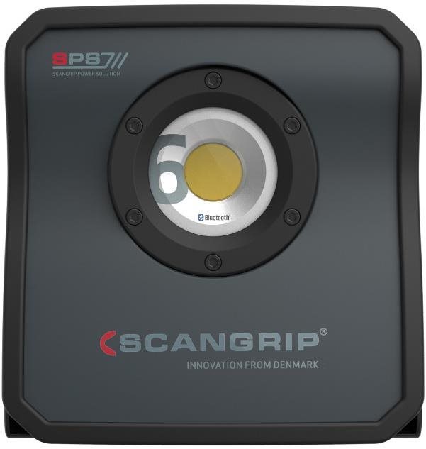SCANGRIP NOVA 6 SPS - pracovní světlo s možností ovládání pomocí bluetooth a napájeno pomocí SCANGRI
