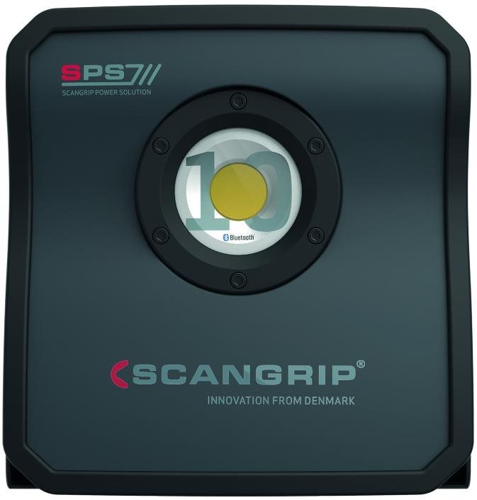 SCANGRIP NOVA 10 SPS - pracovní světlo s možností ovládání pomocí bluetooth a napájeno pomocí SCANGR