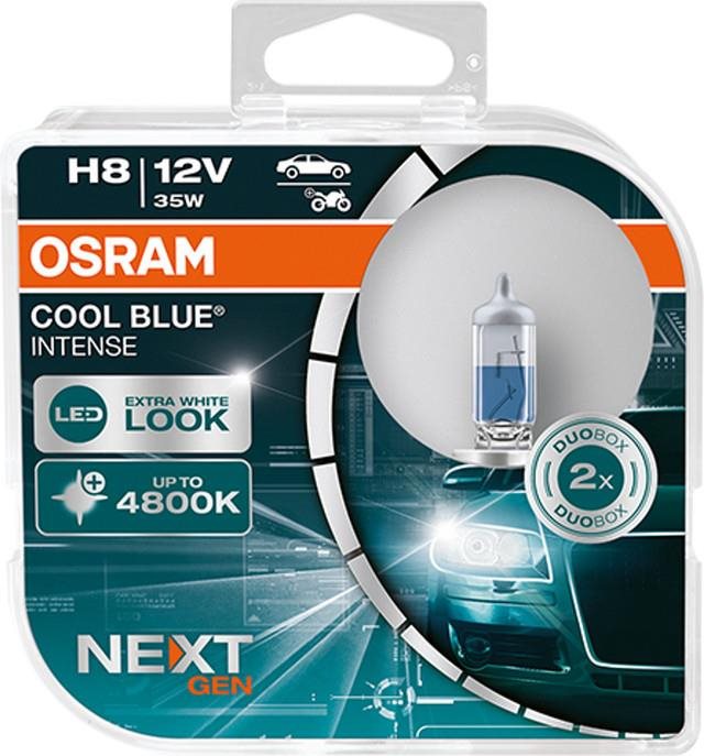OSRAM H8 Cool Blue Intense Next Generation, 12V, 35W, PG19-1, Duobox