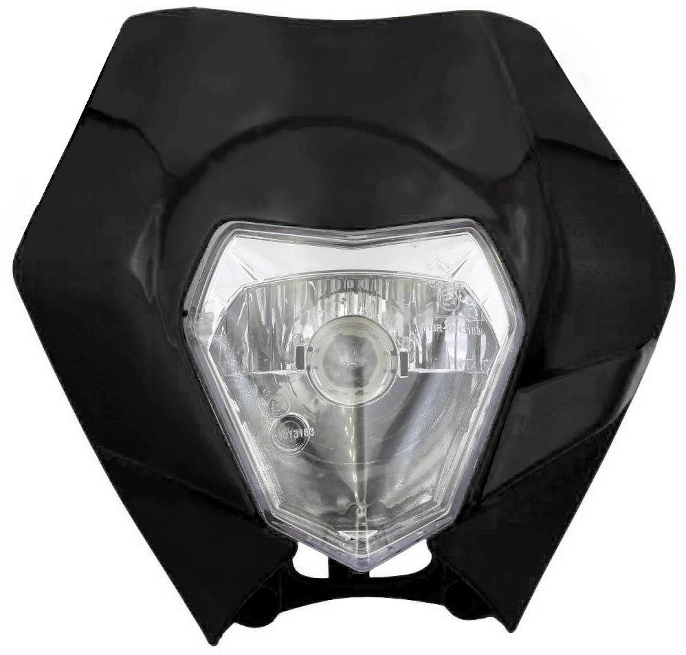 M-Style Első lámpa a KTM motorkerékpárhoz, fekete