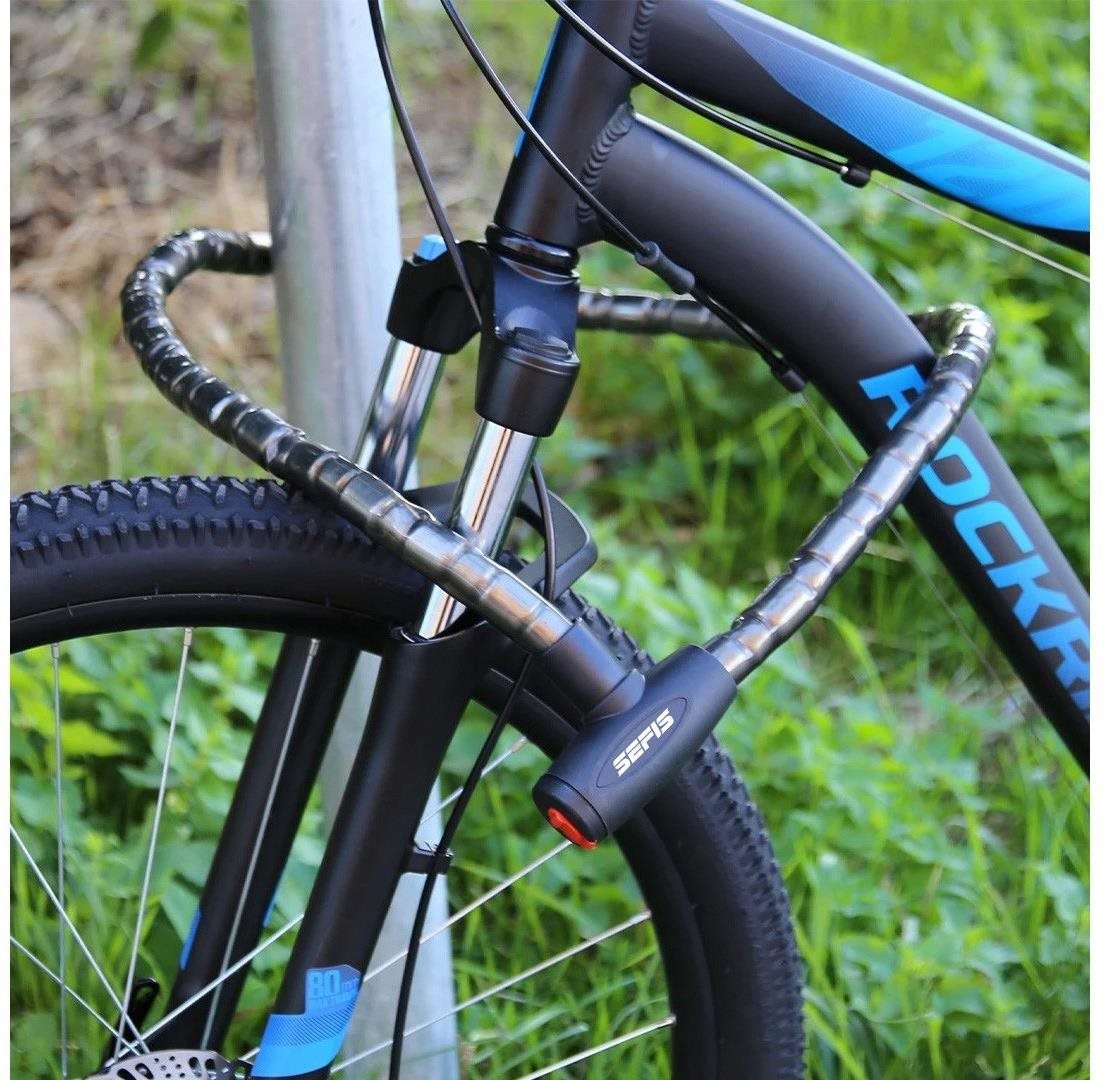 M-Style Kerékpár lakat láncos kábellel 1,5 m