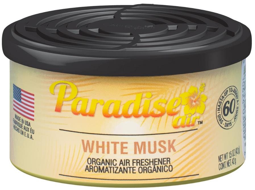 Paradise Air Organic Air Freshener, White Musk illatú