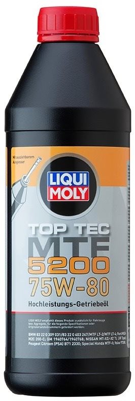 Sebességváltó olaj LIQUI MOLY Top Tec MTF 5200 75W-80 1 l