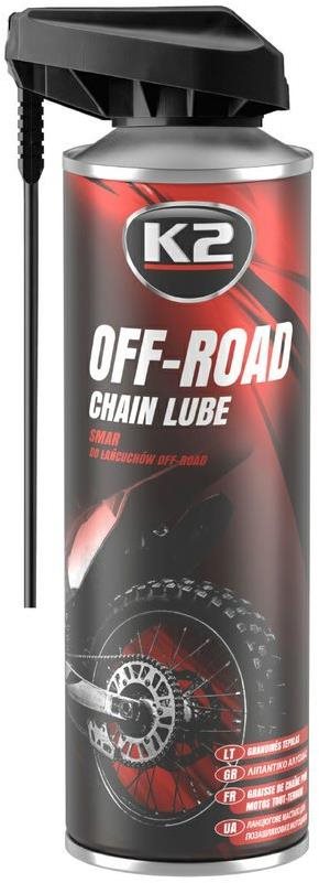 K2 OFF-ROAD CHAIN LUBE 500 ml - motorkerékpár lánckenő