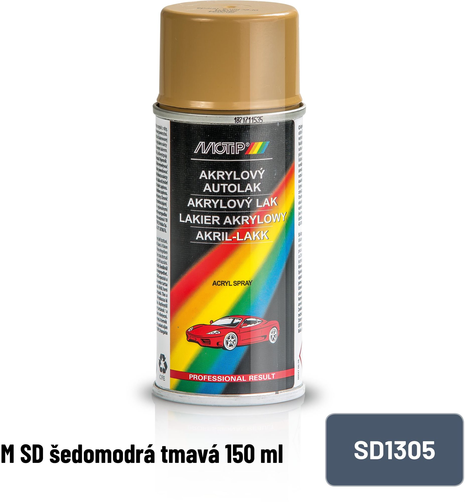 MOTIP M SD sötét szürkéskék 150 ml