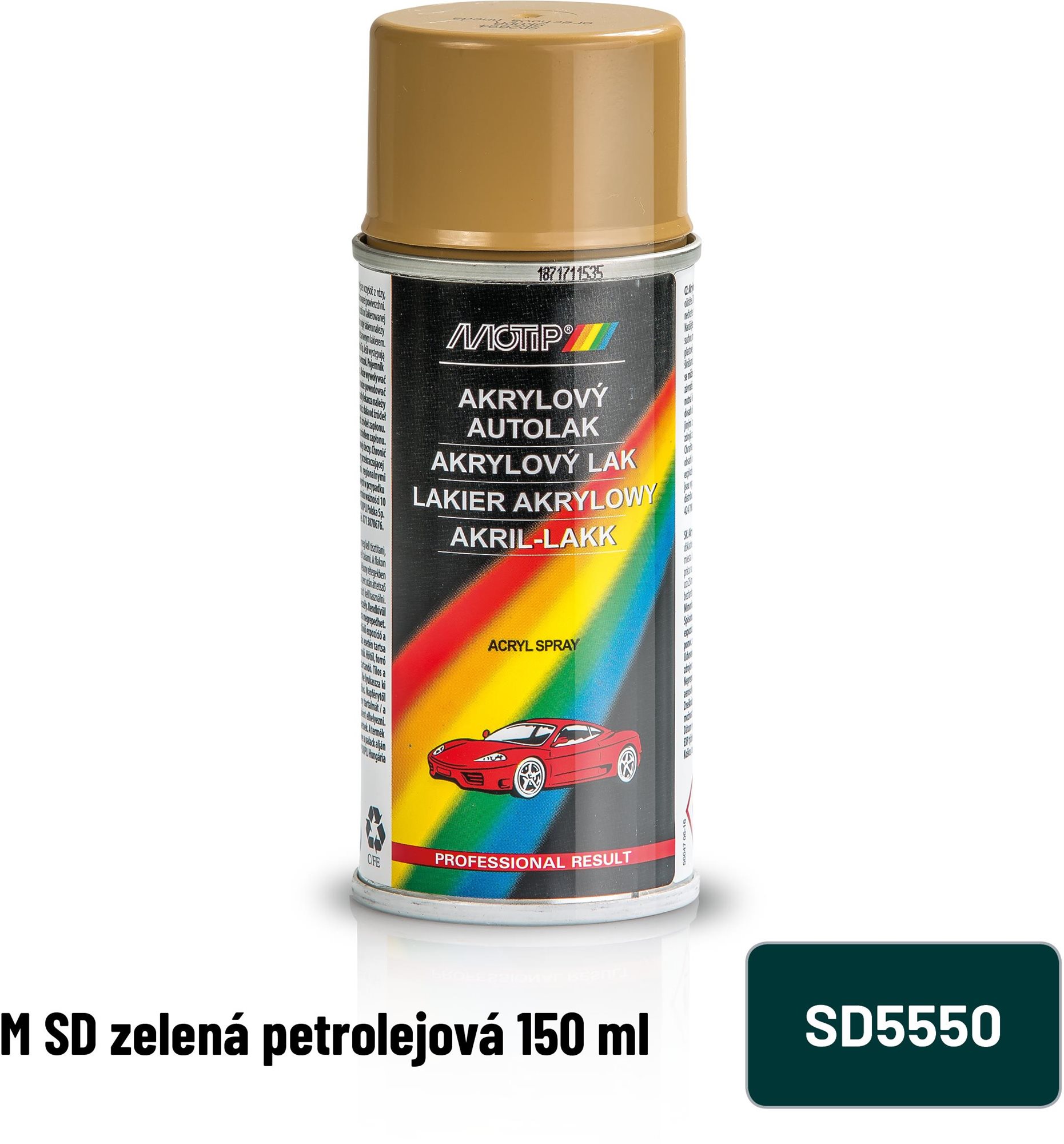 MOTIP M SD petróleumzöld 150 ml