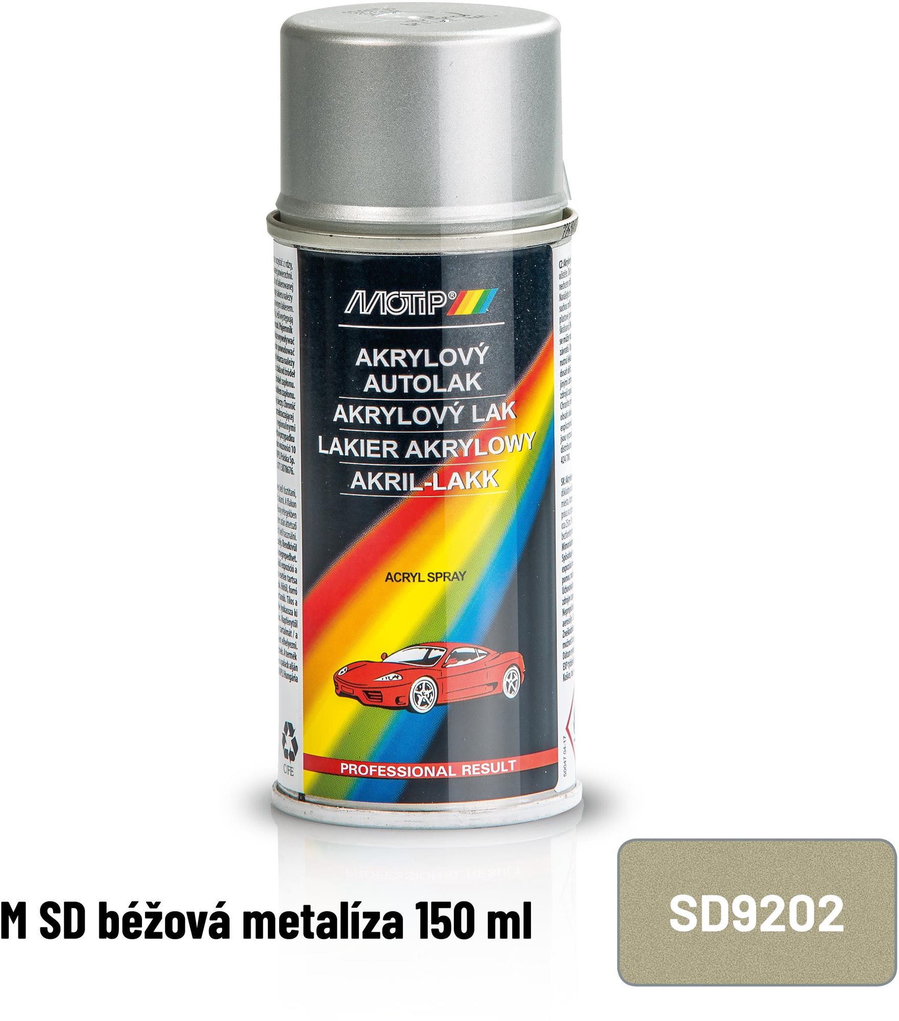 Festékspray MOTIP M SD bézs metál 150ml