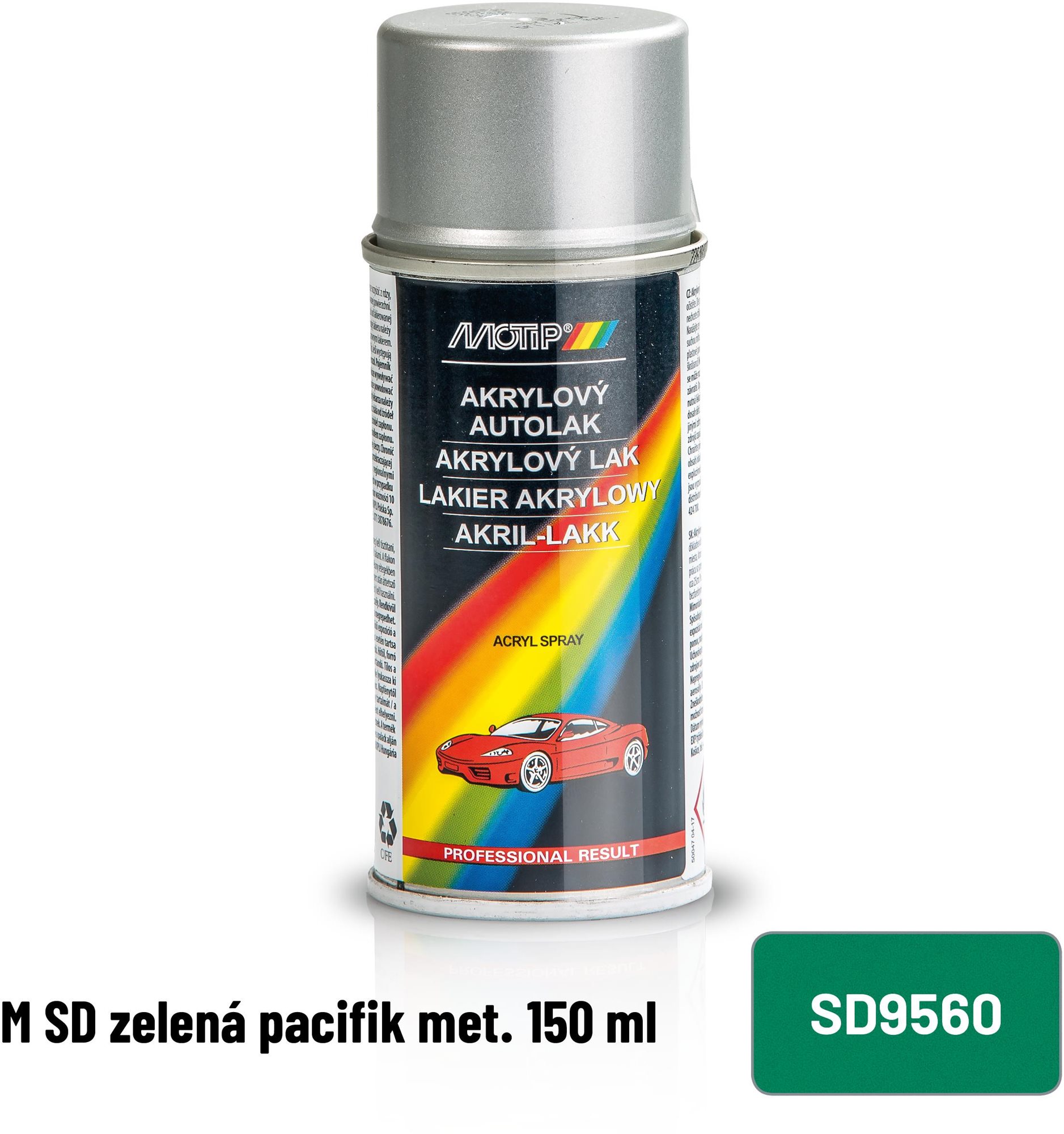 Festékspray MOTIP M SD pacific metál 150 ml