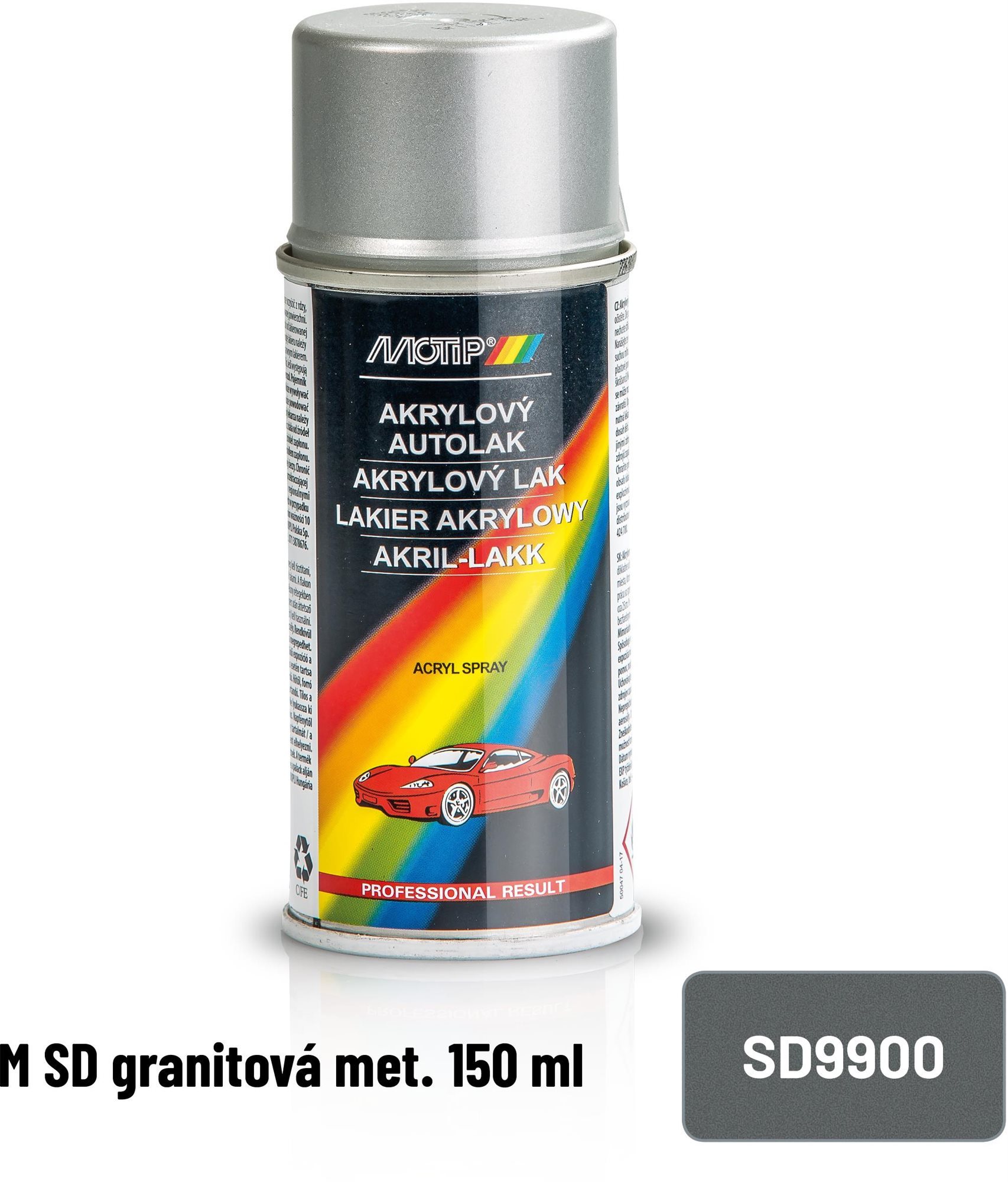 Festékspray MOTIP M SD gránit met.150 ml