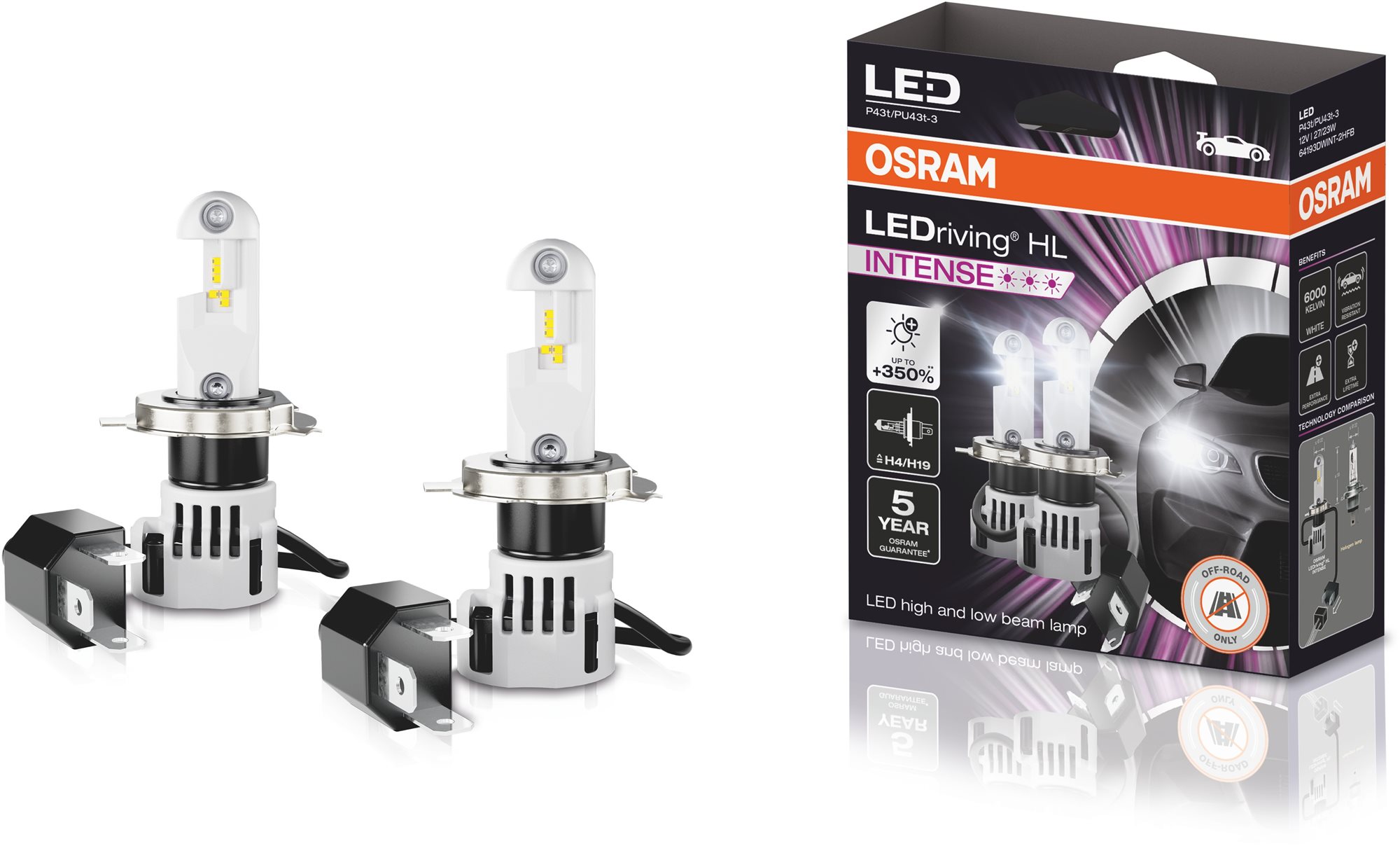 OSRAM LEDriving HL INTENSE +350% 