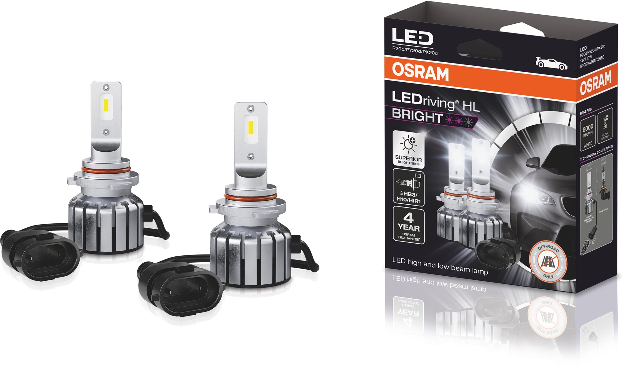 OSRAM LEDriving HL BRIGHT +300% 