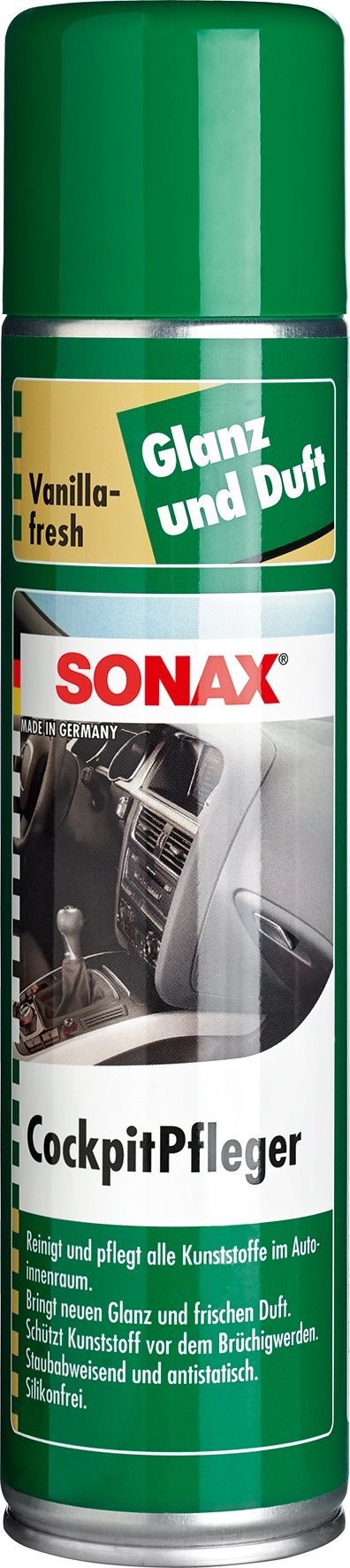 Autókozmetikai termék SONAX Műszerfalápoló - vanília, 400 ml