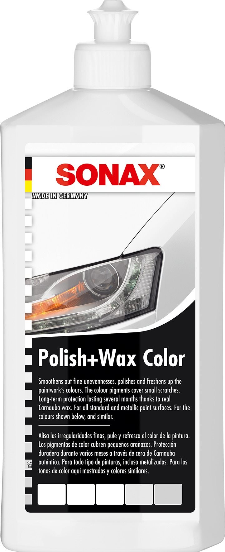 SONAX Polish & Wax COLOR fehér, 500ml