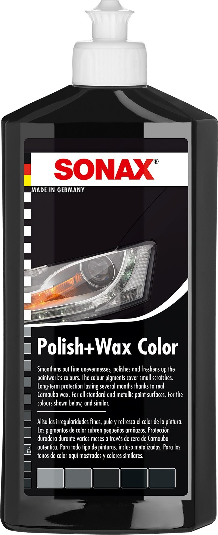 SONAX Polír & Wax COLOR fekete, 500ml