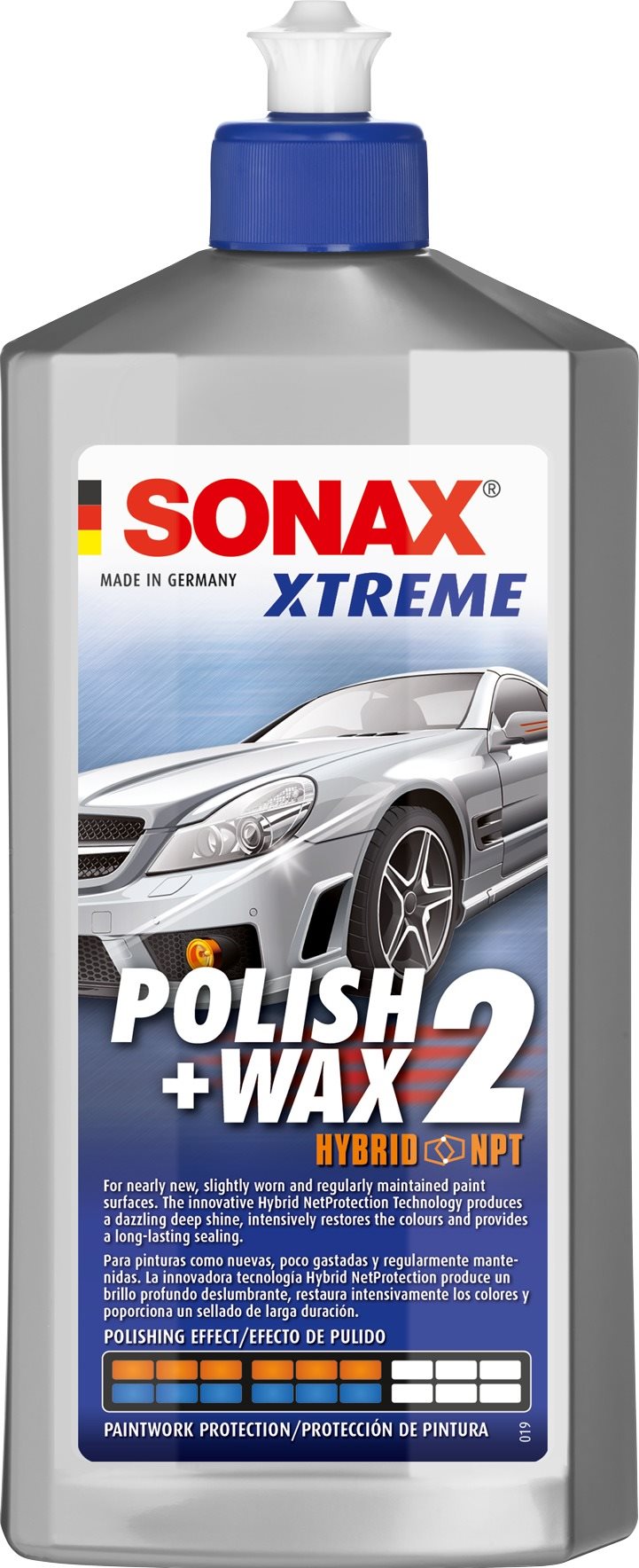 Autó wax SONAX Xtreme Polish & Wax 2 NanoPro- sensitive, 500ml-es autó kozmetikai termék