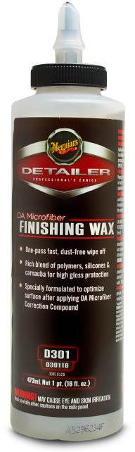 MEGUIAR'S DA Microfiber Finishing Wax, 473 ml
