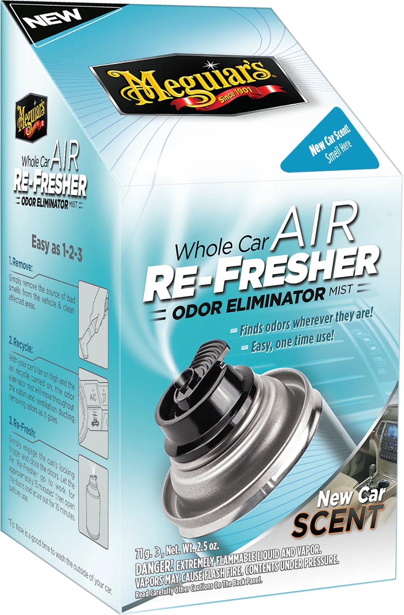 MEGUIAR'S Air Re-Fresher Odor Eliminator - New Car Scent