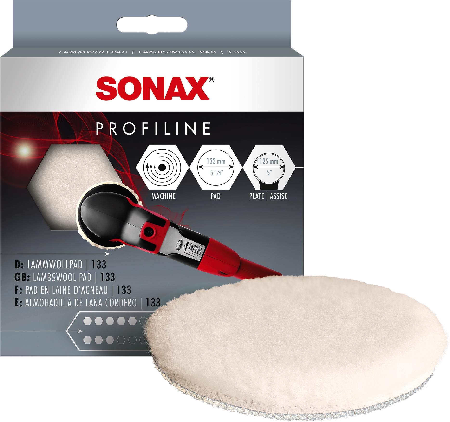 Sonax Profiline Báránygyapjú nagyon csiszoló korong - 130 mm
