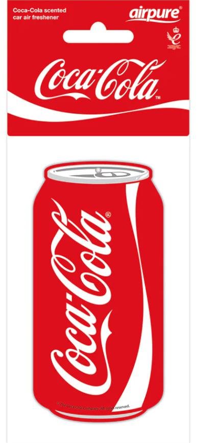 Airpure Coca-Cola Függő illatosító, Coca Cola Original illat - dobozos ital dizájn