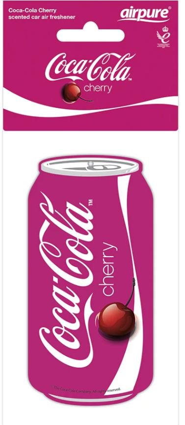 Airpure Coca-Cola Függő illatosító, Coca Cola Cherry illat - dobozos ital dizájn