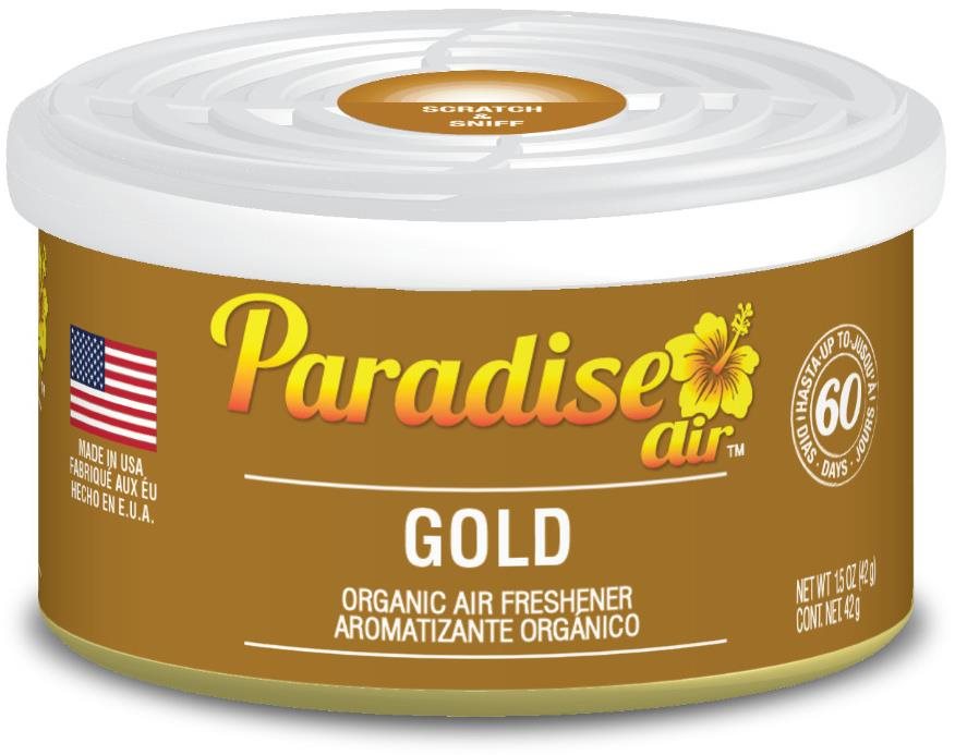 Paradise Air Organic Air Freshener 42 g vůně Gold