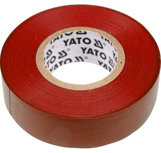 Yato páska izolační 19×0,13 mm×20 m červená